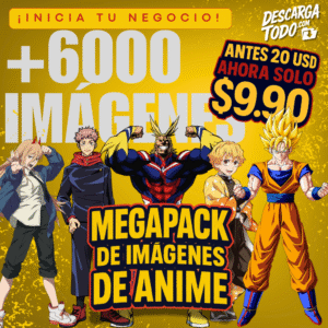 Pack Visual Anime – Más de 6,000 Imágenes para Diseños, Contenido y Marcas Otaku