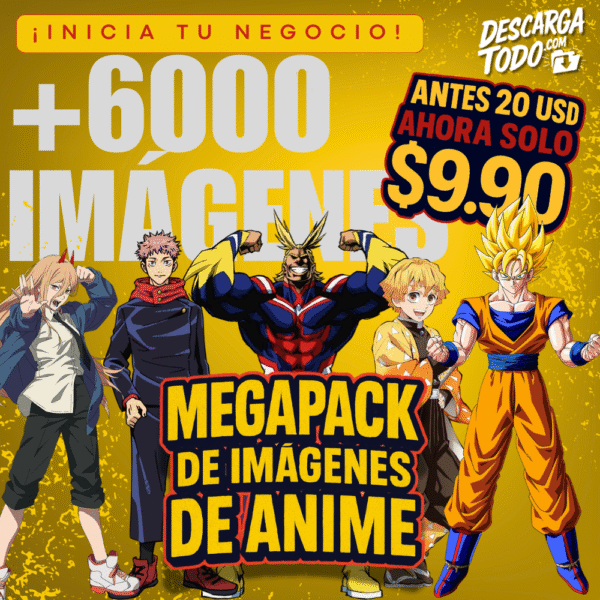 Pack Visual Anime – Más de 6,000 Imágenes para Diseños, Contenido y Marcas Otaku