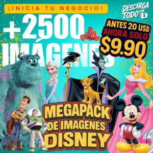 Pack Mágico de Imágenes Disney – +2,500 Recursos Visuales en Alta Calidad