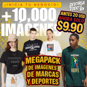 Pack de Imágenes de Marcas y Deportes – +10,000 Diseños Urbanos y Comerciales