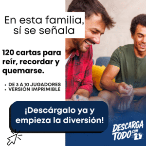 En Esta Familia Sí Se Señala – Juego de Cartas Familiar (Imprimible)